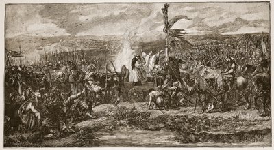 La battaglia dello Stendardo, illustrazione da 